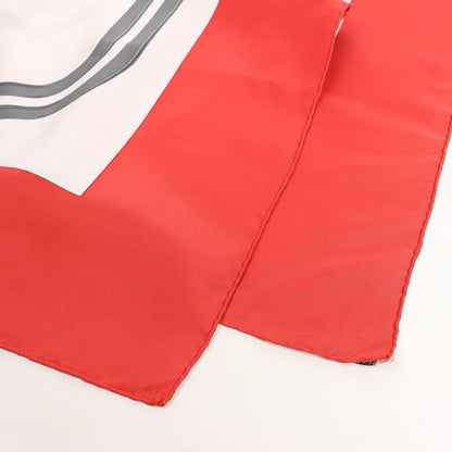 Hermès Carré 90 "BRIDES de GALA" Silk handkerchief in Red