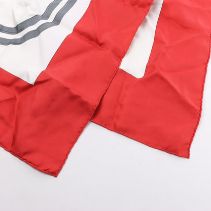 Hermès Carré 90 "BRIDES de GALA" 100% Silk Scarf in Red