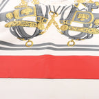Hermès Carré 90 "BRIDES de GALA" Silk handkerchief in Red