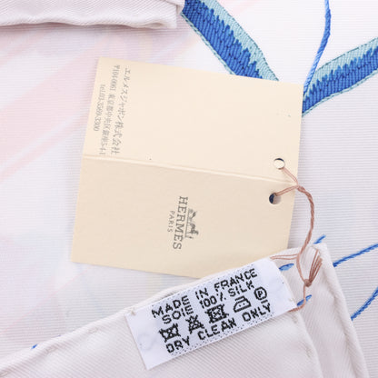 Hermès Carré 90 "BRIDES de GALA" 100% Silk Scarf in White