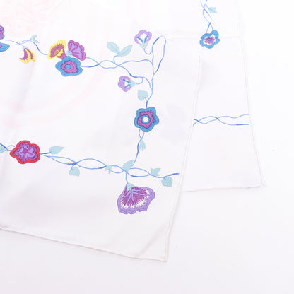 Hermès Carré 90 "BRIDES de GALA" 100% Silk Scarf in White