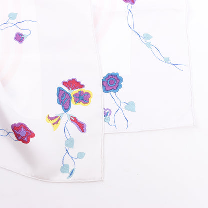 Hermès Carré 90 "BRIDES de GALA" 100% Silk Scarf in White