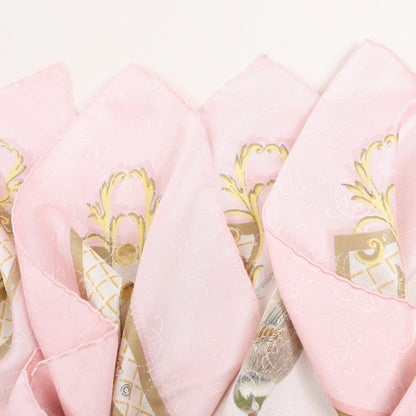 Hermès Carré 90 "La Clé des Champs" Mouchoir en soie en rose