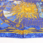 Hermès Carré 90 "CARPE DIEM" Silk handkerchief in Blue