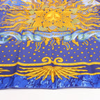 Hermès Carré 90 "CARPE DIEM" Silk handkerchief in Blue