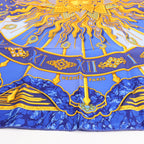 Hermès Carré 90 "CARPE DIEM" Silk handkerchief in Blue
