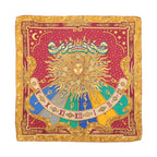 Hermès Carré 90 "CARPE DIEM" 100% Silk Scarf in Red