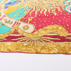 Hermès Carré 90 "CARPE DIEM" 100% Silk Scarf in Red