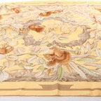 Hermès Carré 90 "CASSE NOISETTE" Silk handkerchief in Yellow x Brown