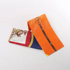 Hermès Carré 90 "CHARREADA" Silk handkerchief in Navy Blue