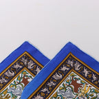 Hermès Carré 90 "CHASSE en INDE" Silk handkerchief in Blue