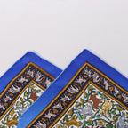 Hermès Carré 90 "CHASSE en INDE" Silk handkerchief in Blue