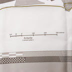 Hermès Carré 90 "CHEVAL DE COURSES" Silk handkerchief in Gray
