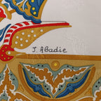 Hermès Carré 90 "CIELS BYZANTINS" Silk handkerchief in Black x Gold