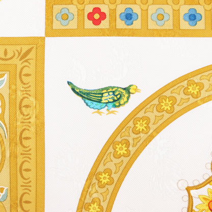 Hermès Carré 90 "CIELS BYZANTINS" Silk handkerchief in Black x Gold