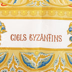 Hermès Carré 90 "CIELS BYZANTINS" Silk handkerchief in Black x Gold