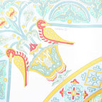 Hermès Carré 90 "CIELS BYZANTINS" Silk handkerchief in Yellow