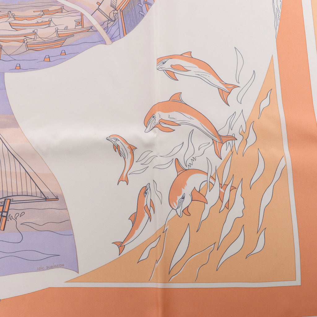 Hermès Pañuelo de Seda Carré 90 "Novias De Gala"