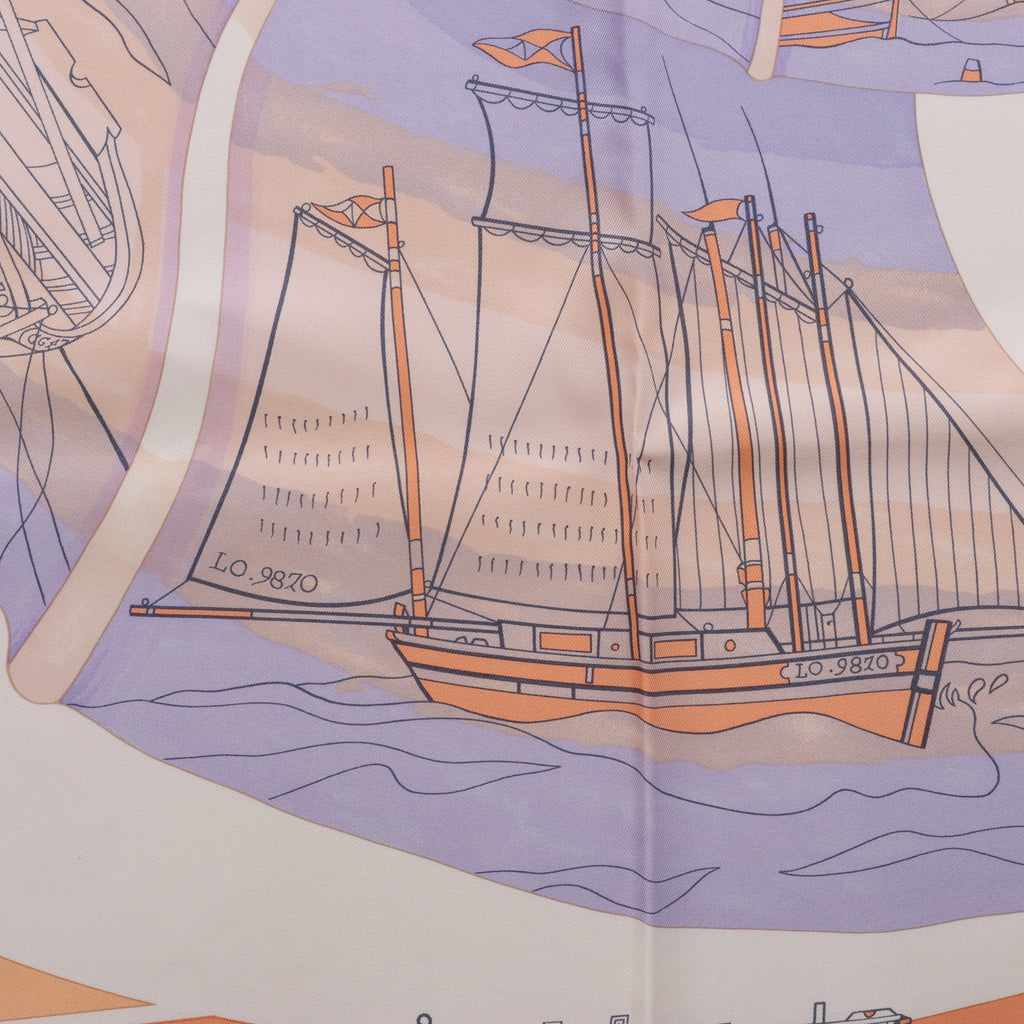 Hermès Pañuelo de Seda Carré 90 "Novias De Gala"