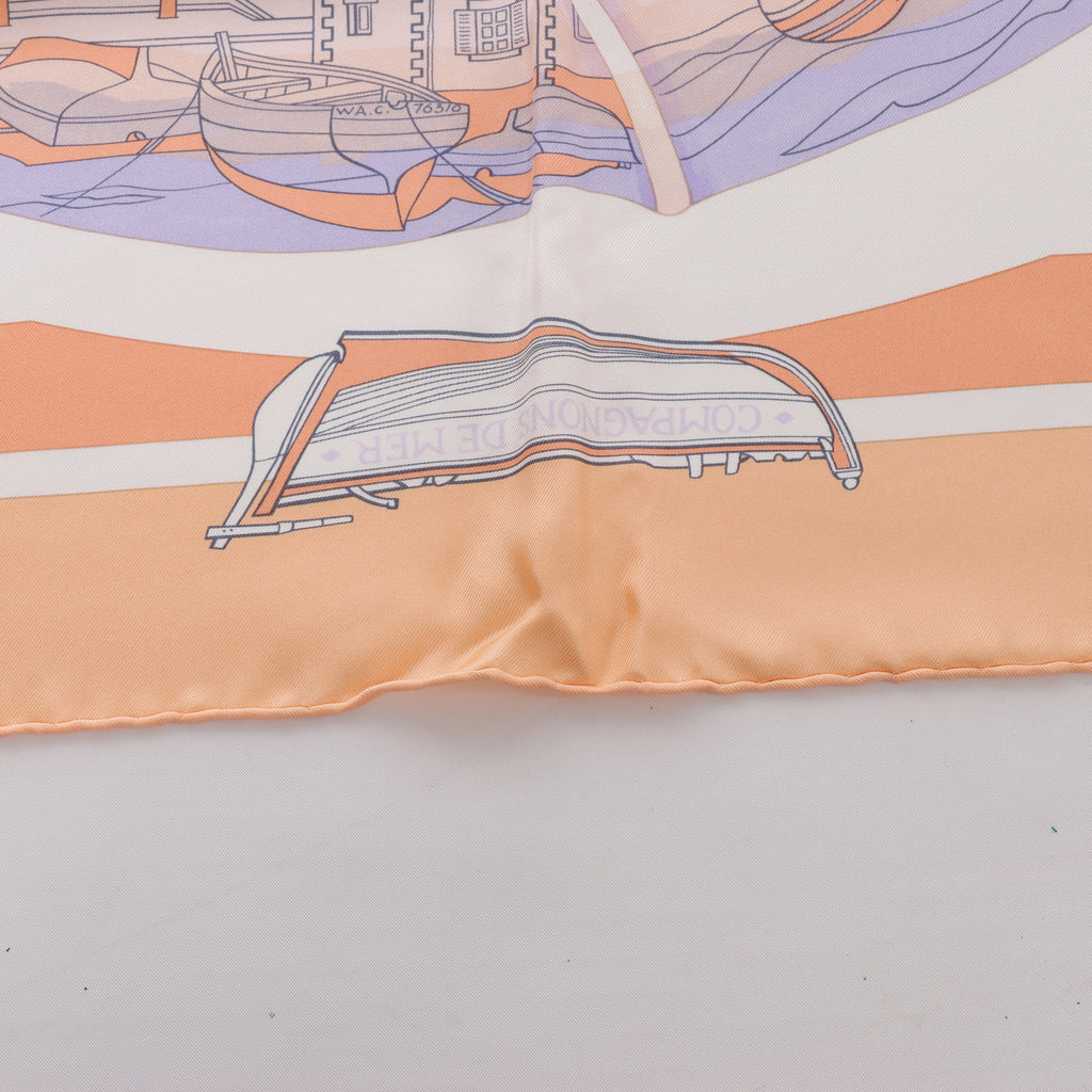 Hermès Pañuelo de Seda Carré 90 "Novias De Gala"