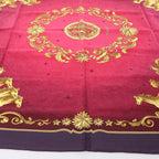 Hermès Carré 90 "COSMOS" Silk handkerchief in Purple