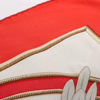 Hermès Carré 90 "Caraibes" Silk handkerchief in Red
