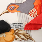 Hermès Carré 90 "Caraibes" Silk handkerchief in Red