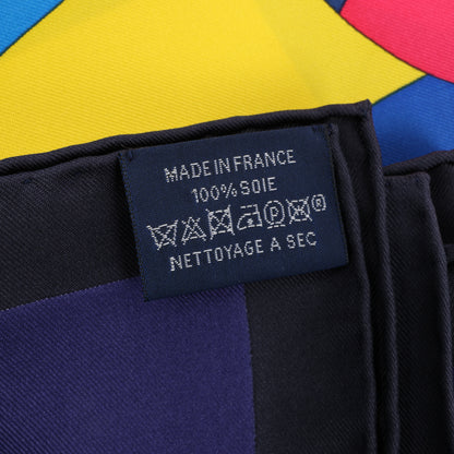 Hermes Carré 90 "Cheval de Fete" Silk handkerchief in Multicolor
