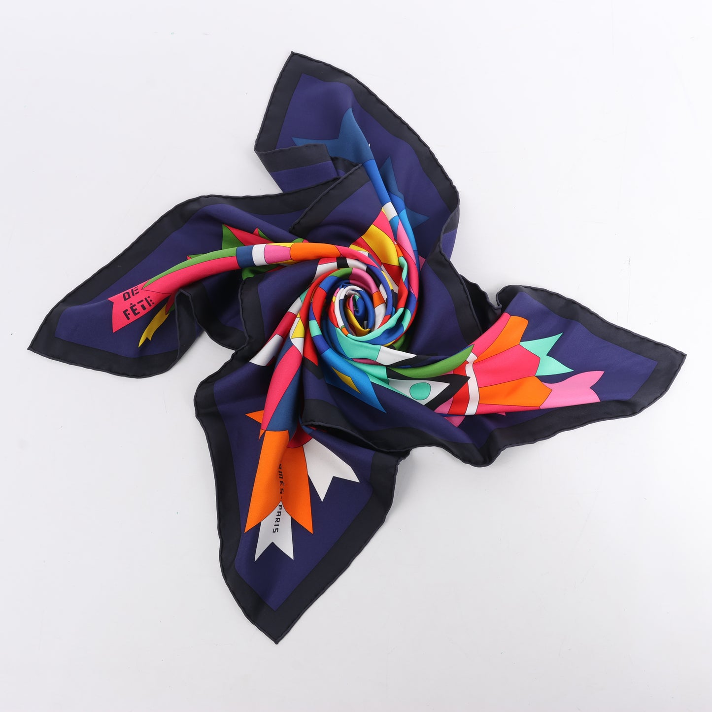 Hermes Carré 90 "Cheval de Fete" Silk handkerchief in Multicolor