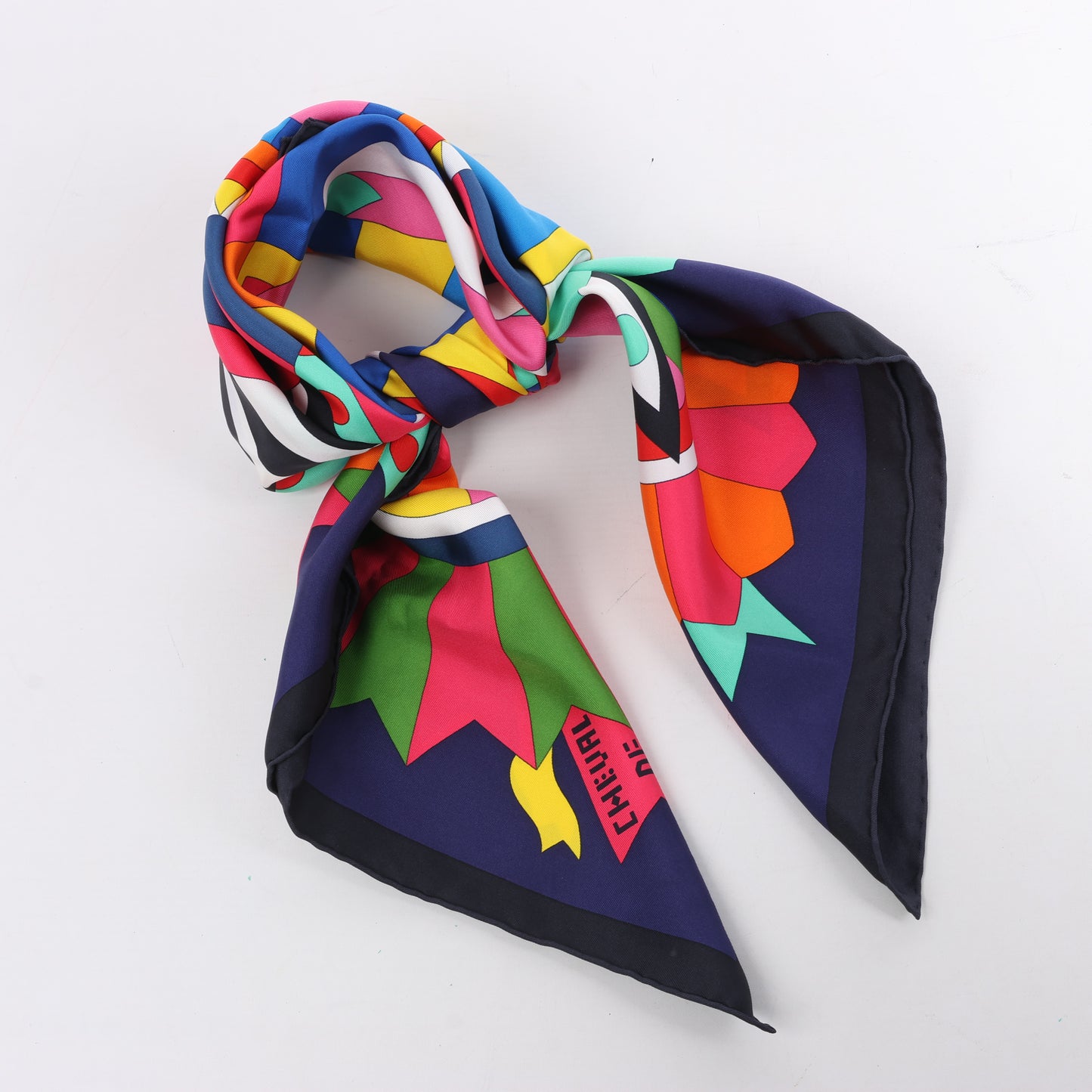 Hermes Carré 90 "Cheval de Fete" Silk handkerchief in Multicolor