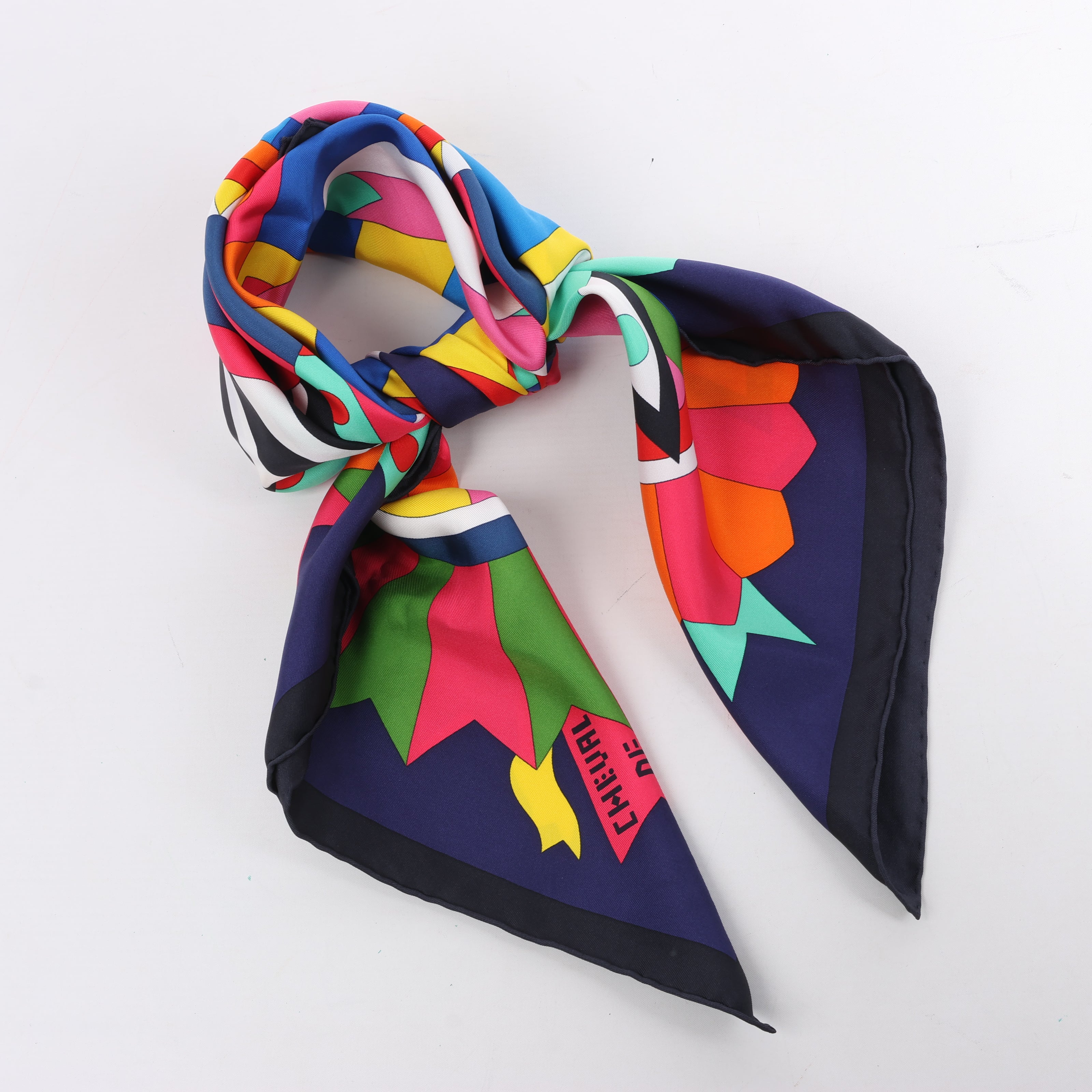 Hermes Carré 90 "Cheval de Fete" Silk handkerchief in Multicolor