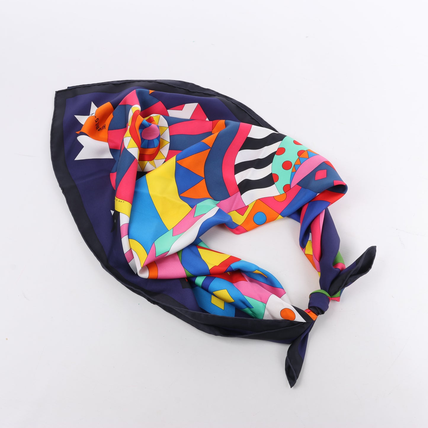 Hermes Carré 90 "Cheval de Fete" Silk handkerchief in Multicolor