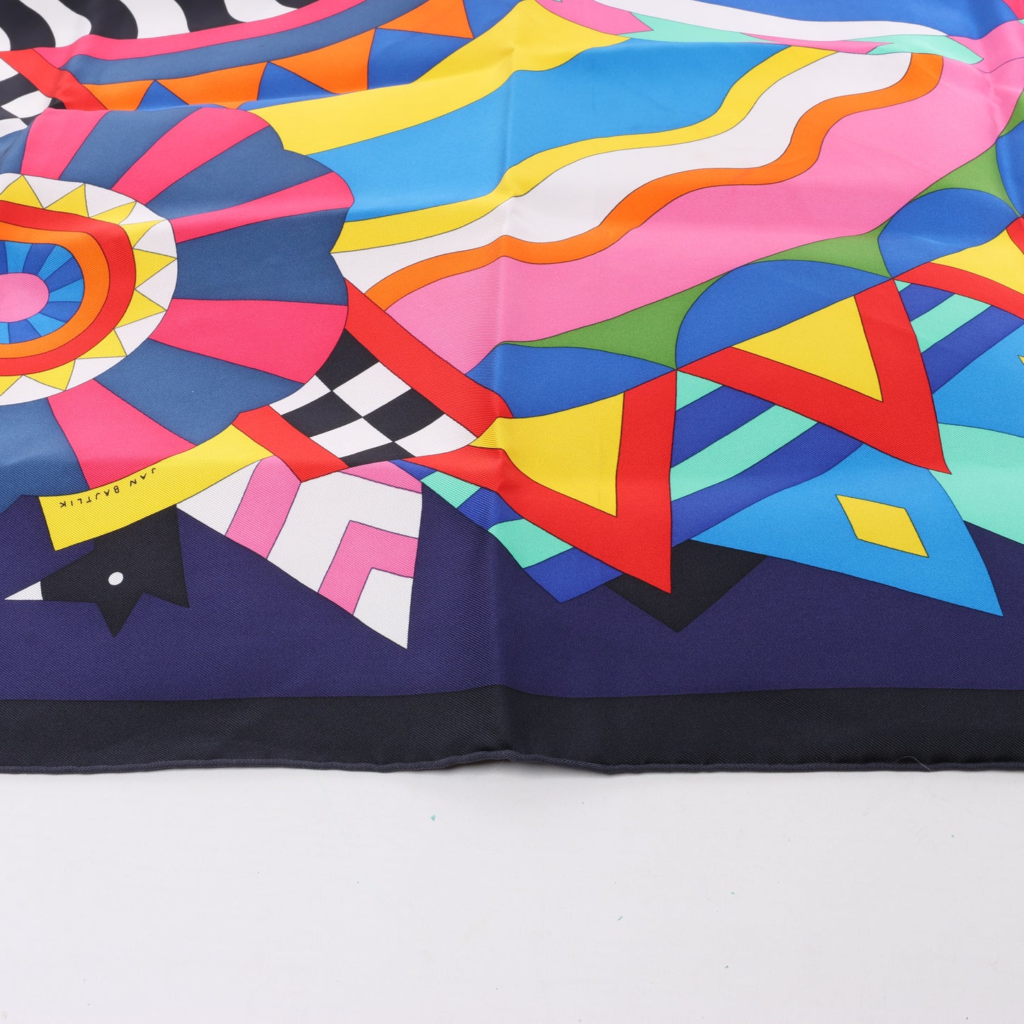 Hermes Carré 90 "Cheval de Fete" Silk handkerchief in Multicolor