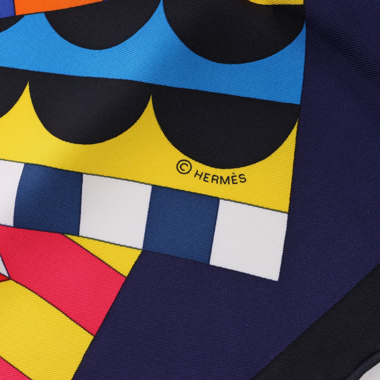Hermes Carré 90 "Cheval de Fete" Silk handkerchief in Multicolor