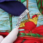 Hermès Carré 90 "Christoffer Columbus decouvre l'Amerique" Silk handkerchief in Blue