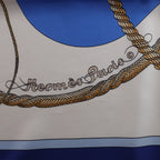Hermès Carré 90 "Clic Clac" Silk handkerchief in Blue