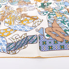 Hermès Carré 90 "DUELS ONIRIQUES" Silk handkerchief in Multicolor