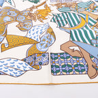Hermès Carré 90 "DUELS ONIRIQUES" Silk handkerchief in Multicolor
