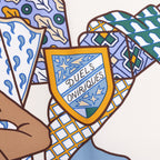 Hermès Carré 90 "DUELS ONIRIQUES" Silk handkerchief in Multicolor