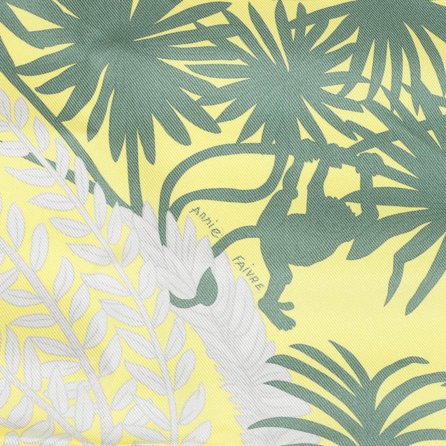 Hermès Carré Double face 90 "LES JARDIN DES PEINTRES" Silk handkerchief in Multicolor