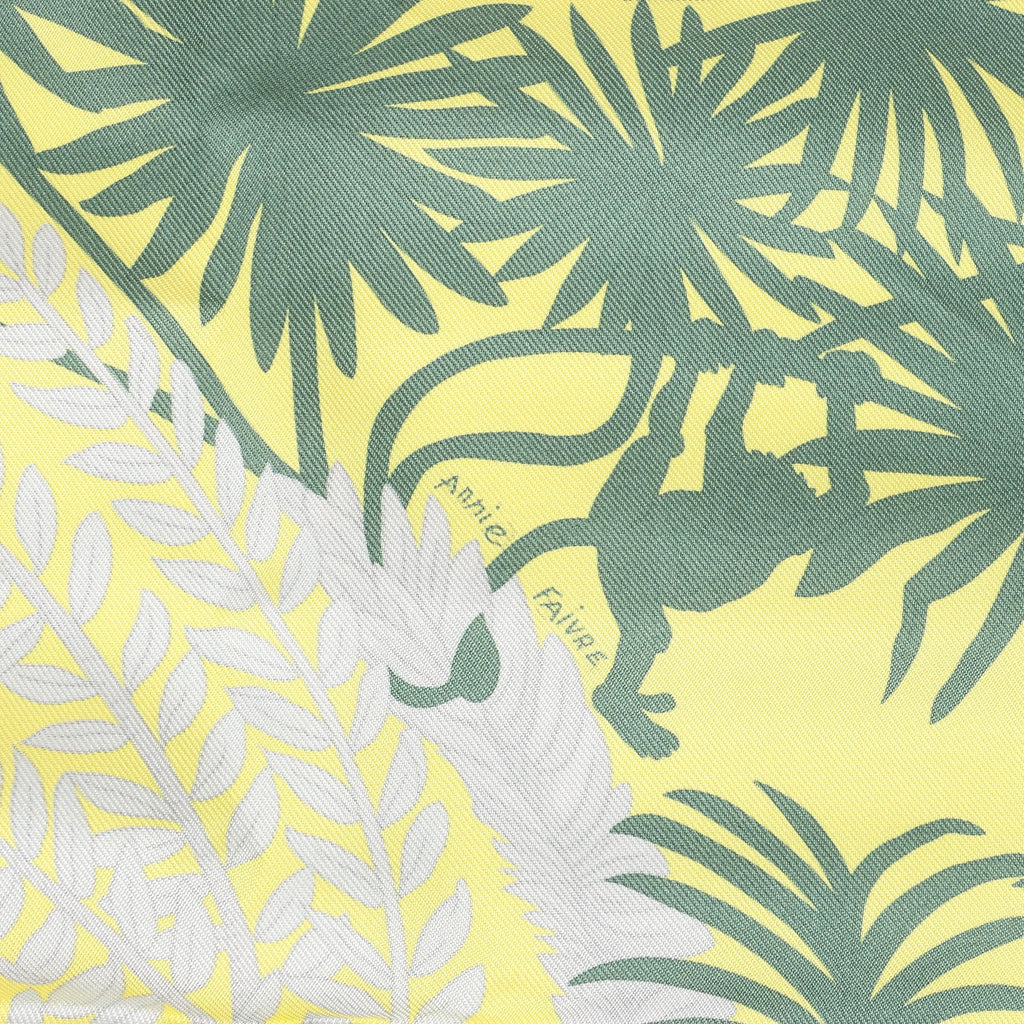 Hermès Carré Double face 90 "LES JARDIN DES PEINTRES" Silk handkerchief in Multicolor