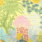 Hermès Carré Double face 90 "LES JARDIN DES PEINTRES" Silk handkerchief in Multicolor
