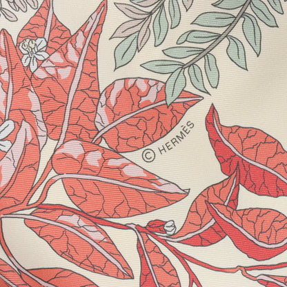 Hermès Carré Double face 90 "LES JARDIN DES PEINTRES" Silk handkerchief in Multicolor