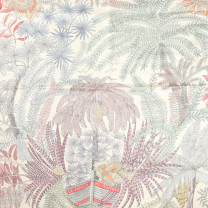 Hermès Carré Double face 90 "LES JARDIN DES PEINTRES" Silk handkerchief in Multicolor