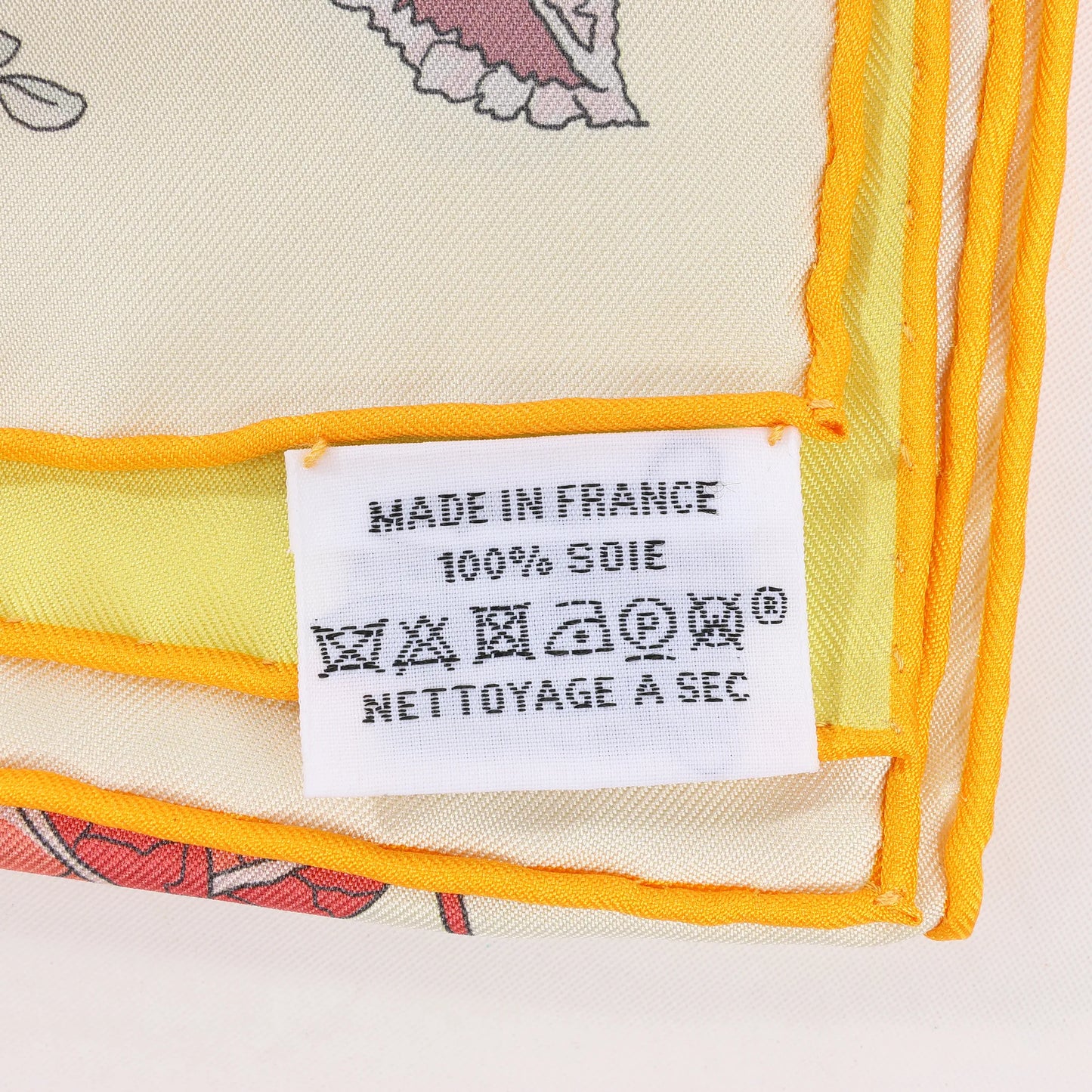 Hermès Carré Double face 90 "LES JARDIN DES PEINTRES" Silk handkerchief in Multicolor