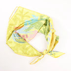 Hermès Carré Double face 90 "LES JARDIN DES PEINTRES" Silk handkerchief in Multicolor