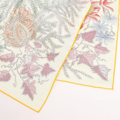 Hermès Carré Double face 90 "LES JARDIN DES PEINTRES" Silk handkerchief in Multicolor