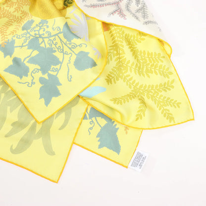 Hermès Carré Double face 90 "LES JARDIN DES PEINTRES" Silk handkerchief in Multicolor