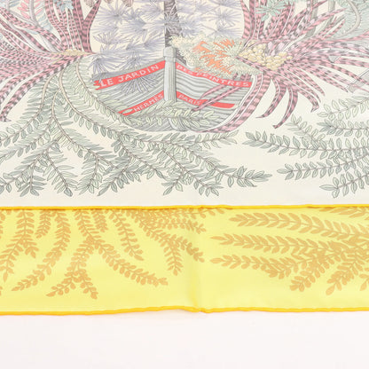 Hermès Carré Double face 90 "LES JARDIN DES PEINTRES" Silk handkerchief in Multicolor