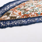 Hermès Carré 90 "EARLY AMERICA" 100% Silk Scarf in Navy